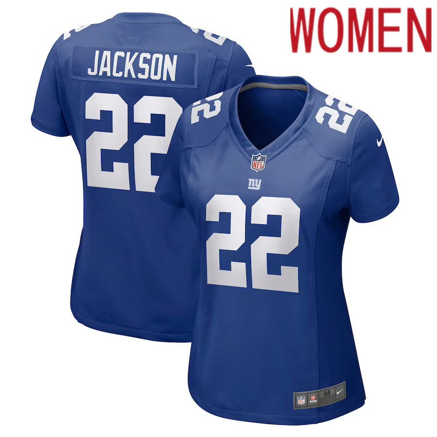 Women New York Giants #22 Adoree Jackson Nike Royal Game Player NFL Jersey